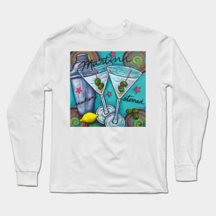 Retro Martini Long Sleeve T-Shirt